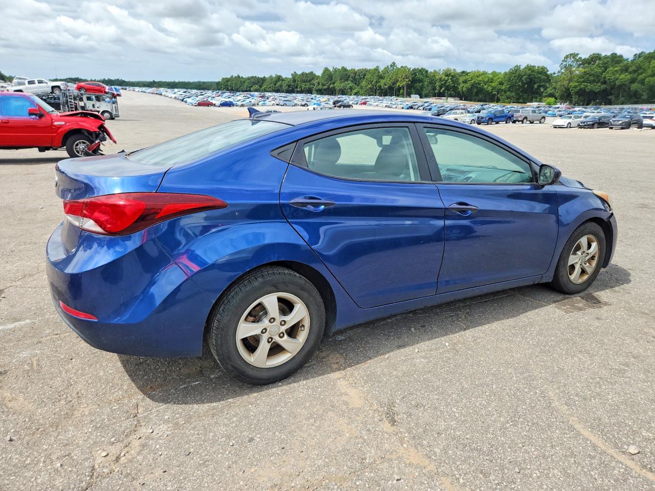 2015 Hyundai Elantra Se Blue vin: 5NPDH4AE0FH567879