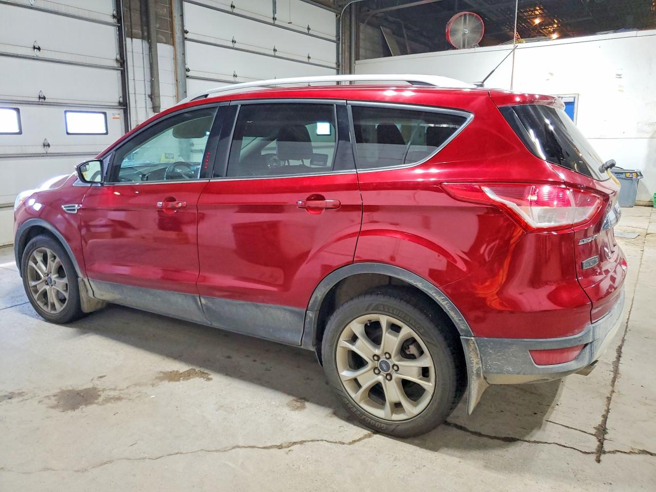 2015 Ford Escape Titanium Red vin: 1FMCU9JX1FUB49340