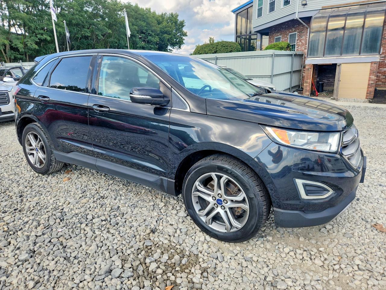 2015 Ford Edge Titanium Black vin: 2FMTK4K86FBB21832