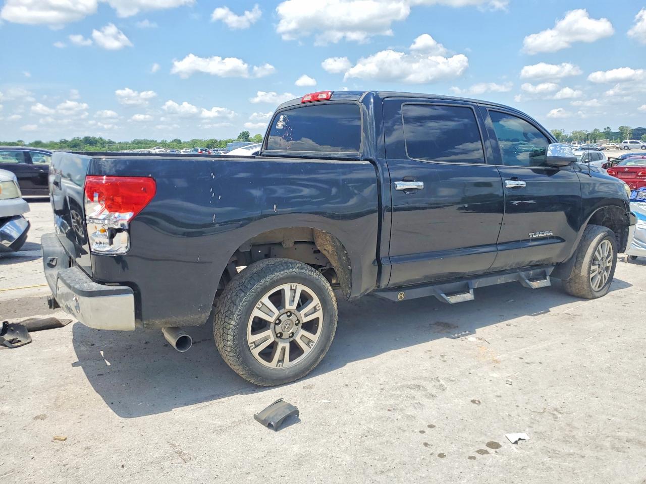 2012 Toyota Tundra Crewmax Limited Черный vin: 5TFHW5F16CX270165