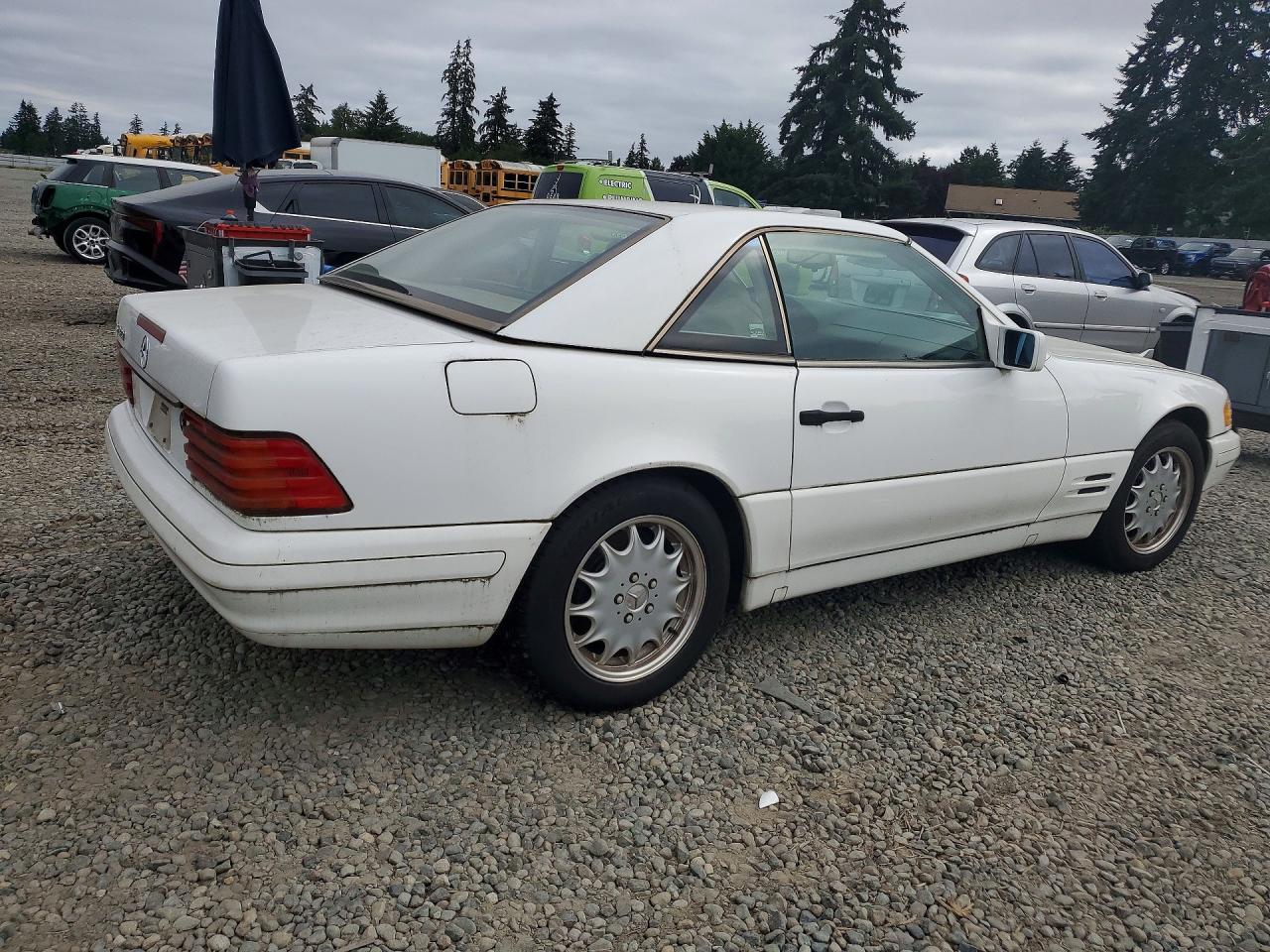 1996 Mercedes-benz Sl 320 White vin: WDBFA63F2TF138536