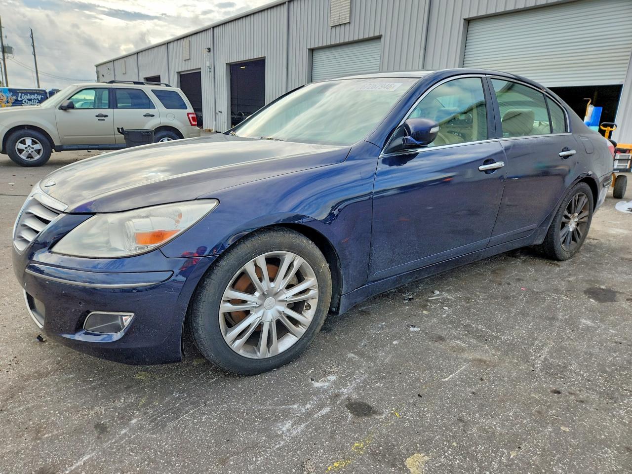 2010 Hyundai Genesis 3.8l Синий vin: KMHGC4DE8AU080060