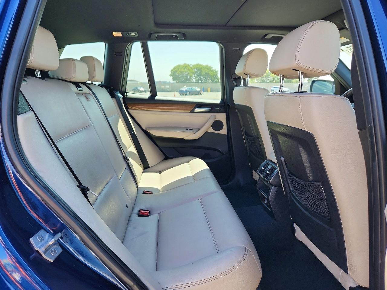 2014 Bmw X3 Xdrive28i Blue vin: 5UXWX9C56E0D31224
