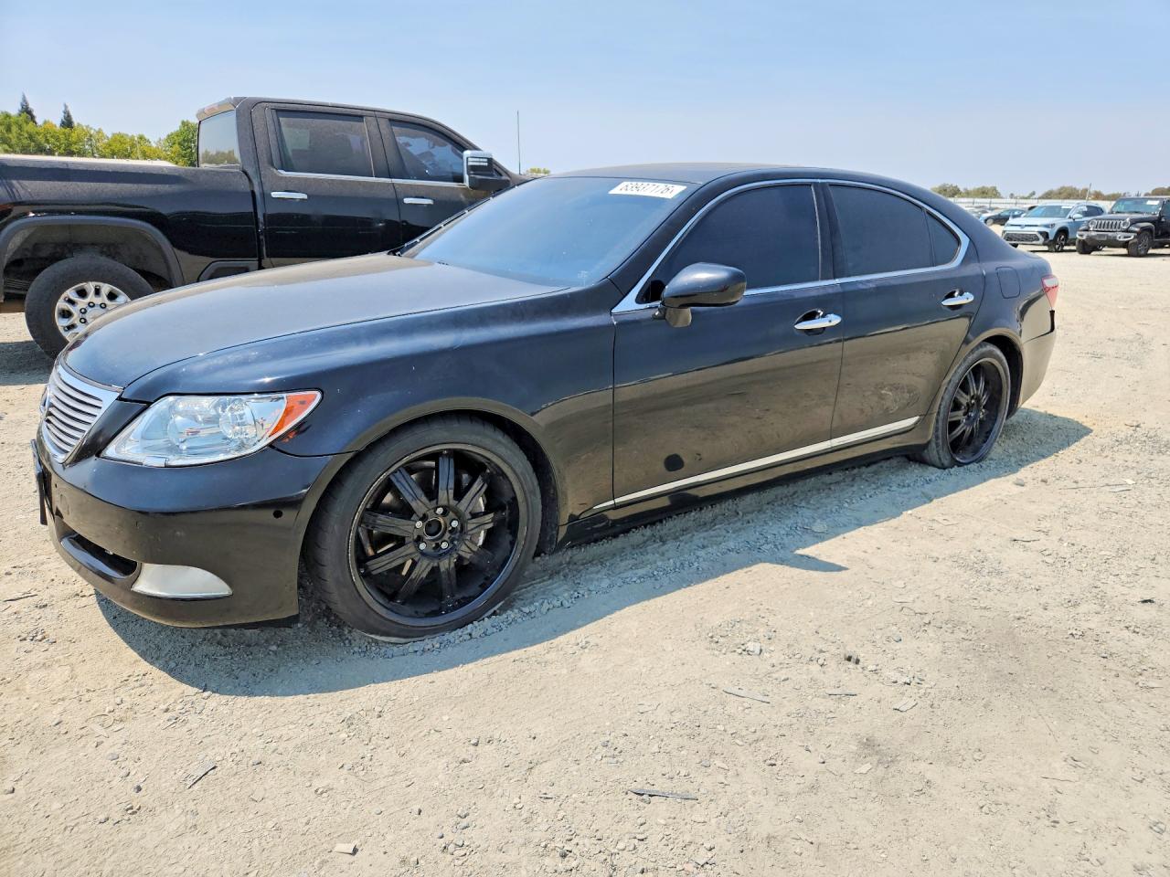 2008 Lexus Ls 460 Black vin: JTHBL46F285074309