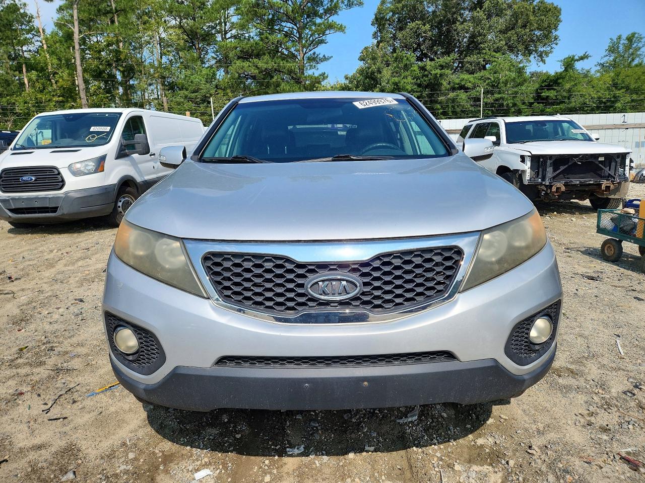 2011 Kia Sorento Ex Silver vin: 5XYKU4A26BG011666