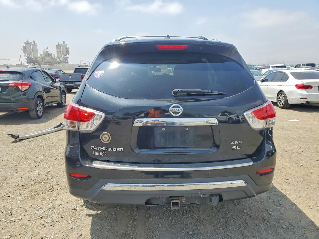 2014 Nissan Pathfinder Sl Black vin: 5N1AR2MM8EC643409
