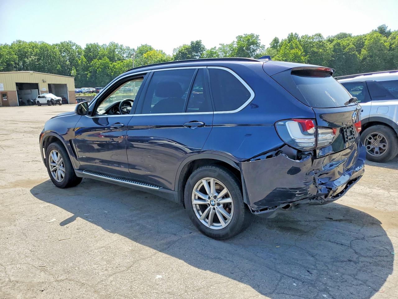 2015 Bmw X5 Xdrive35i Blue vin: 5UXKR0C57F0K67097