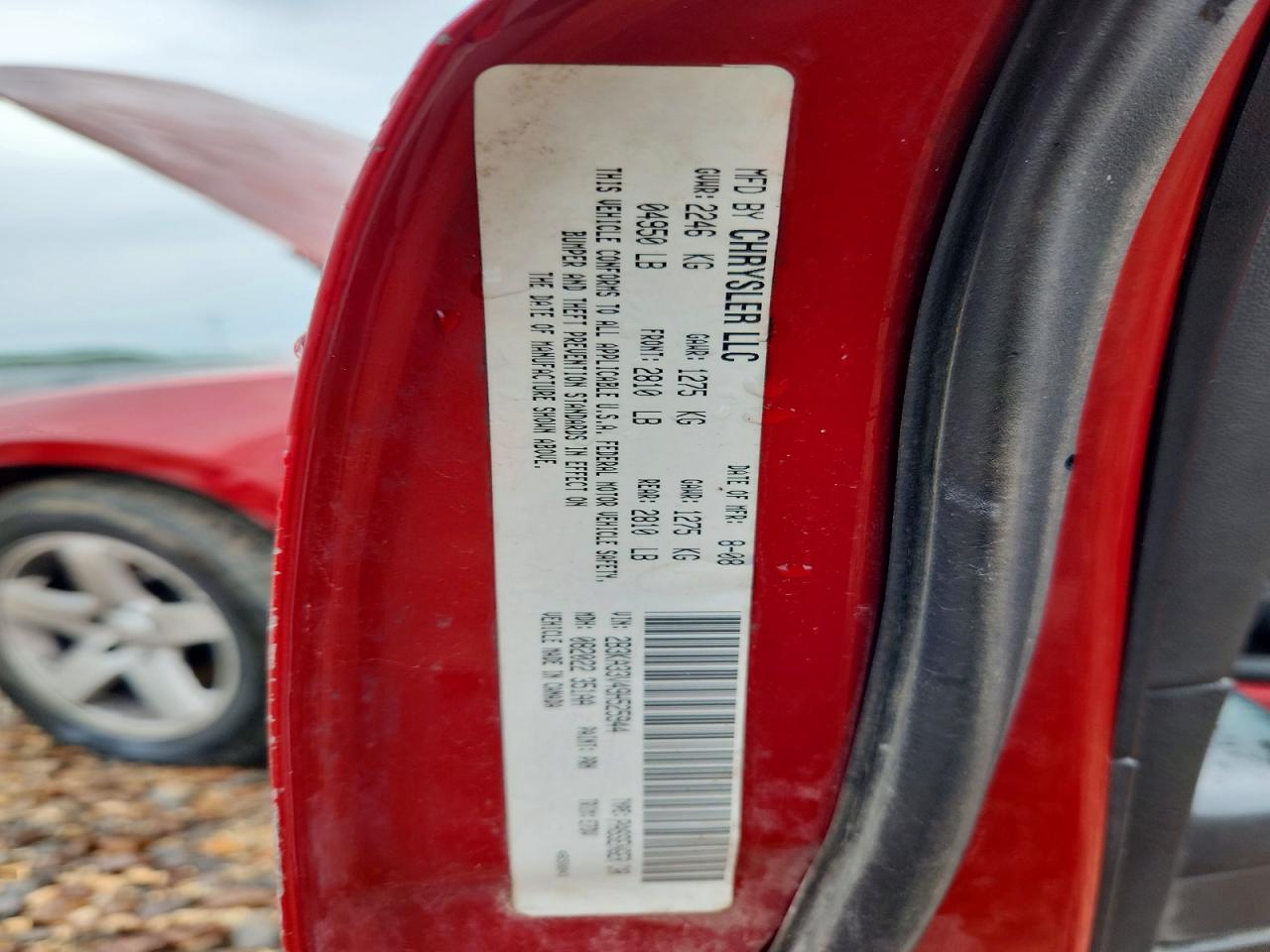 2009 Dodge Charger Sxt Red vin: 2B3KA33V49H525944