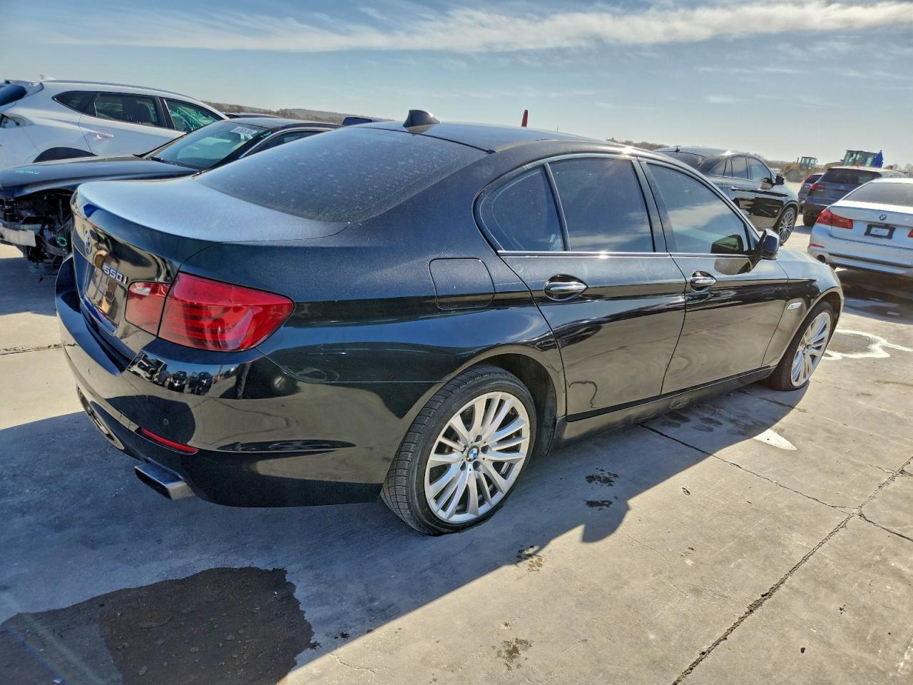 2012 Bmw 550 I Black vin: WBAFR9C58CDV59088