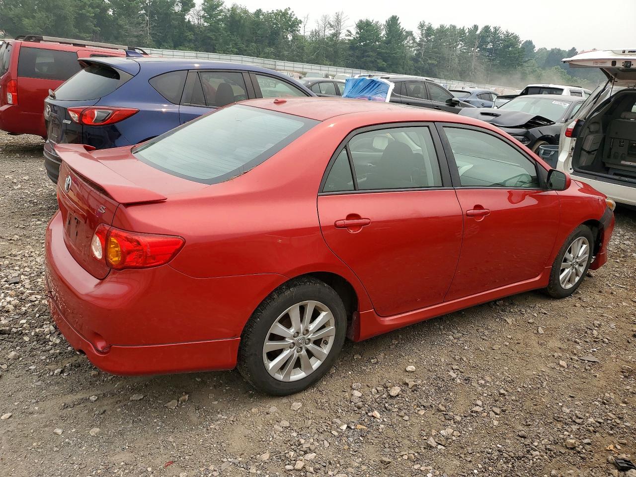 2010 Toyota Corolla S Red vin: 2T1BU4EE6AC227385