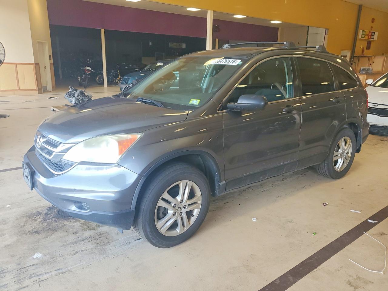 2010 Honda Cr-v Ex Gray vin: 3CZRE4H57AG700783