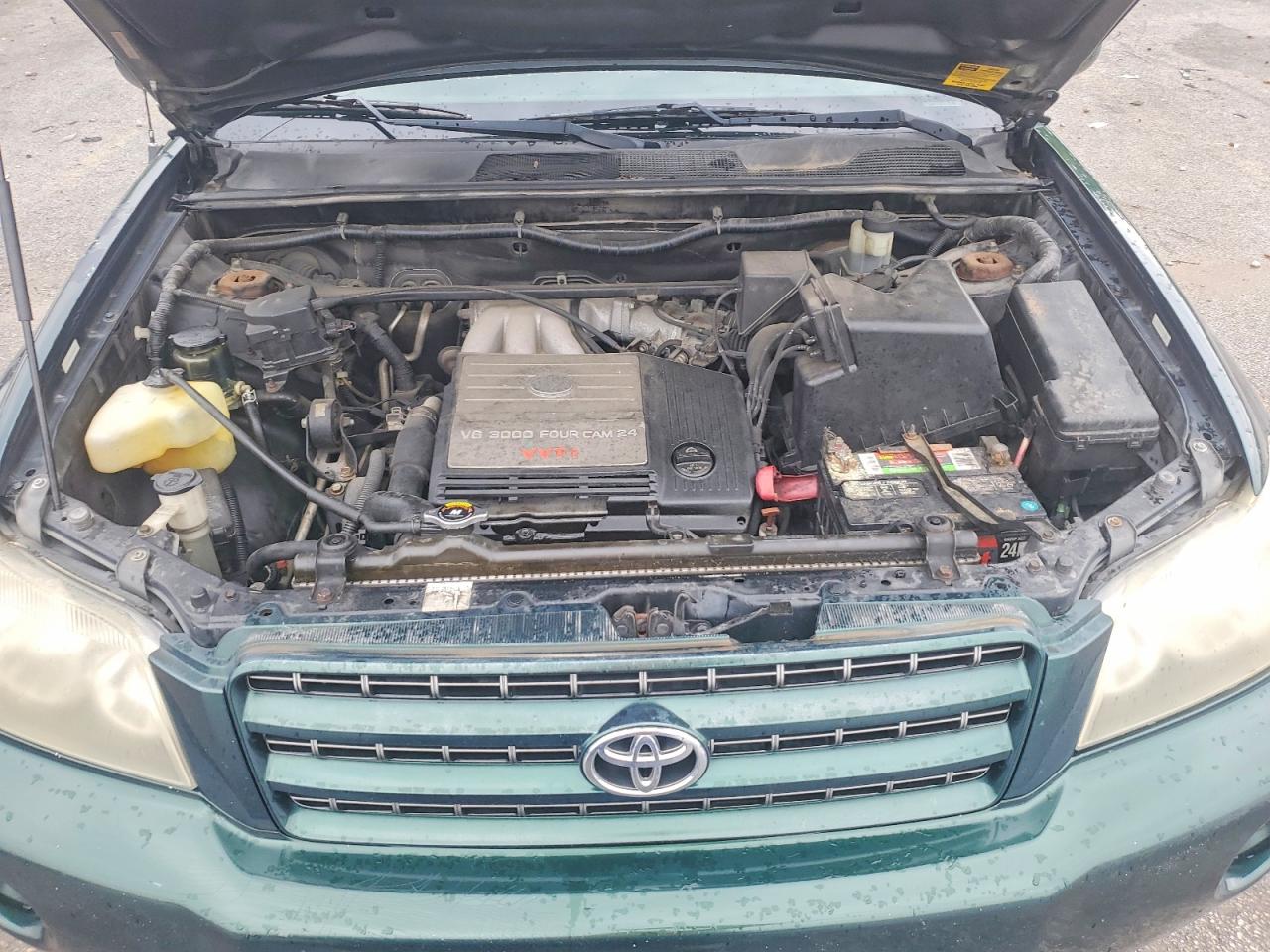 2002 Toyota Highlander Limited Green vin: JTEGF21A920033027