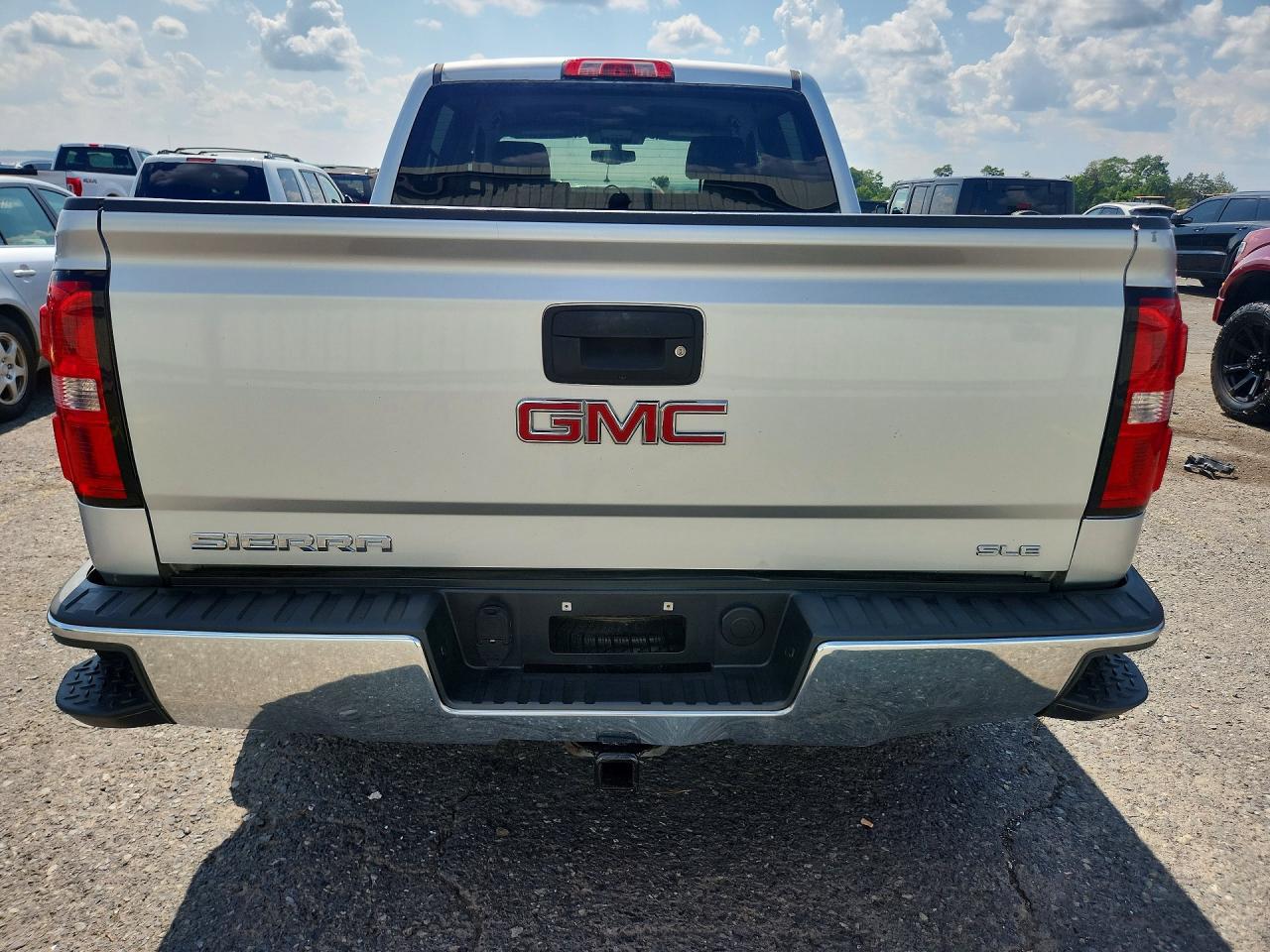 2014 Gmc Sierra K1500 Sle Silver vin: 3GTU2UEH0EG262850