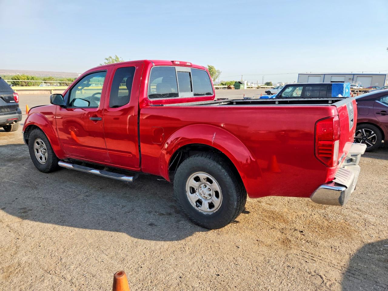 2007 Nissan Frontier Se Red vin: 1N6AD06U87C403216