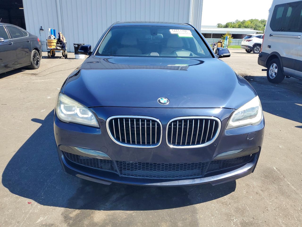 2014 Bmw 750 Lxi Blue vin: WBAYF8C59ED141850