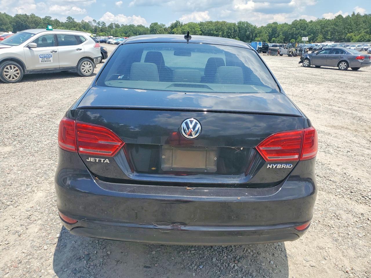 2013 Volkswagen Jetta Hybrid Зеленый vin: 3VW637AJXDM225981