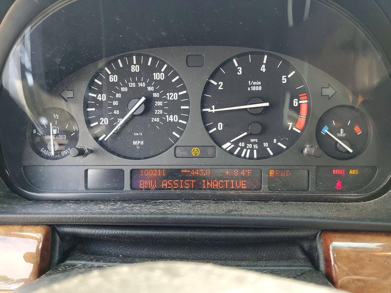 2001 Bmw 740 I Automatic Silver vin: WBAGG834X1DN86401