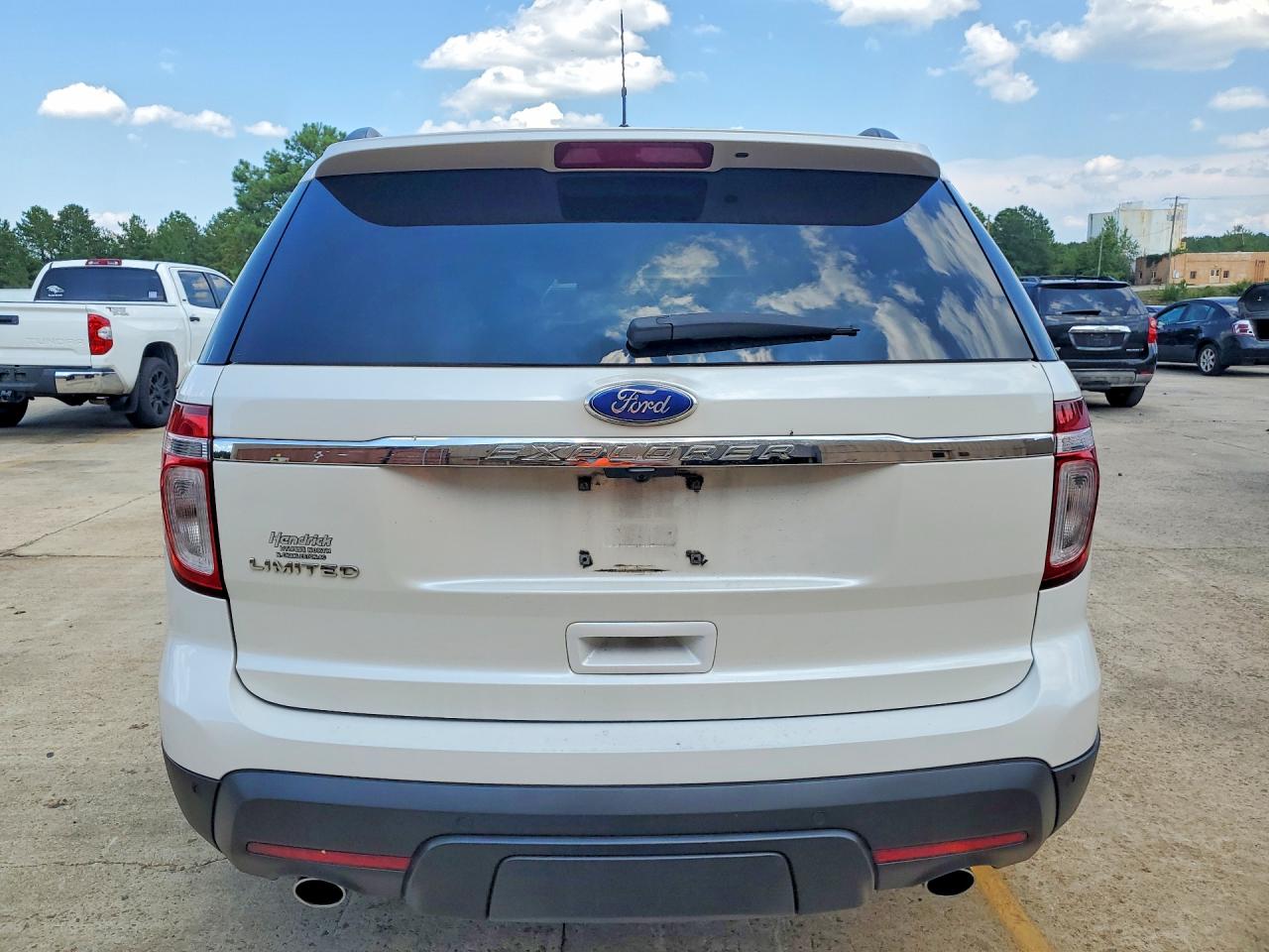 2011 Ford Explorer Limited White vin: 1FMHK7F84BGA37349