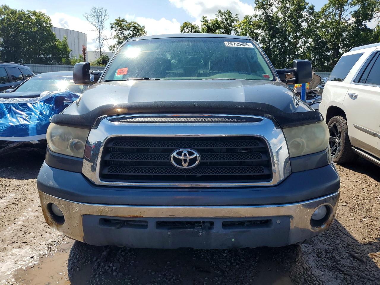 2008 Toyota Tundra Sr5 Gray vin: 5TBDV541X8S507024