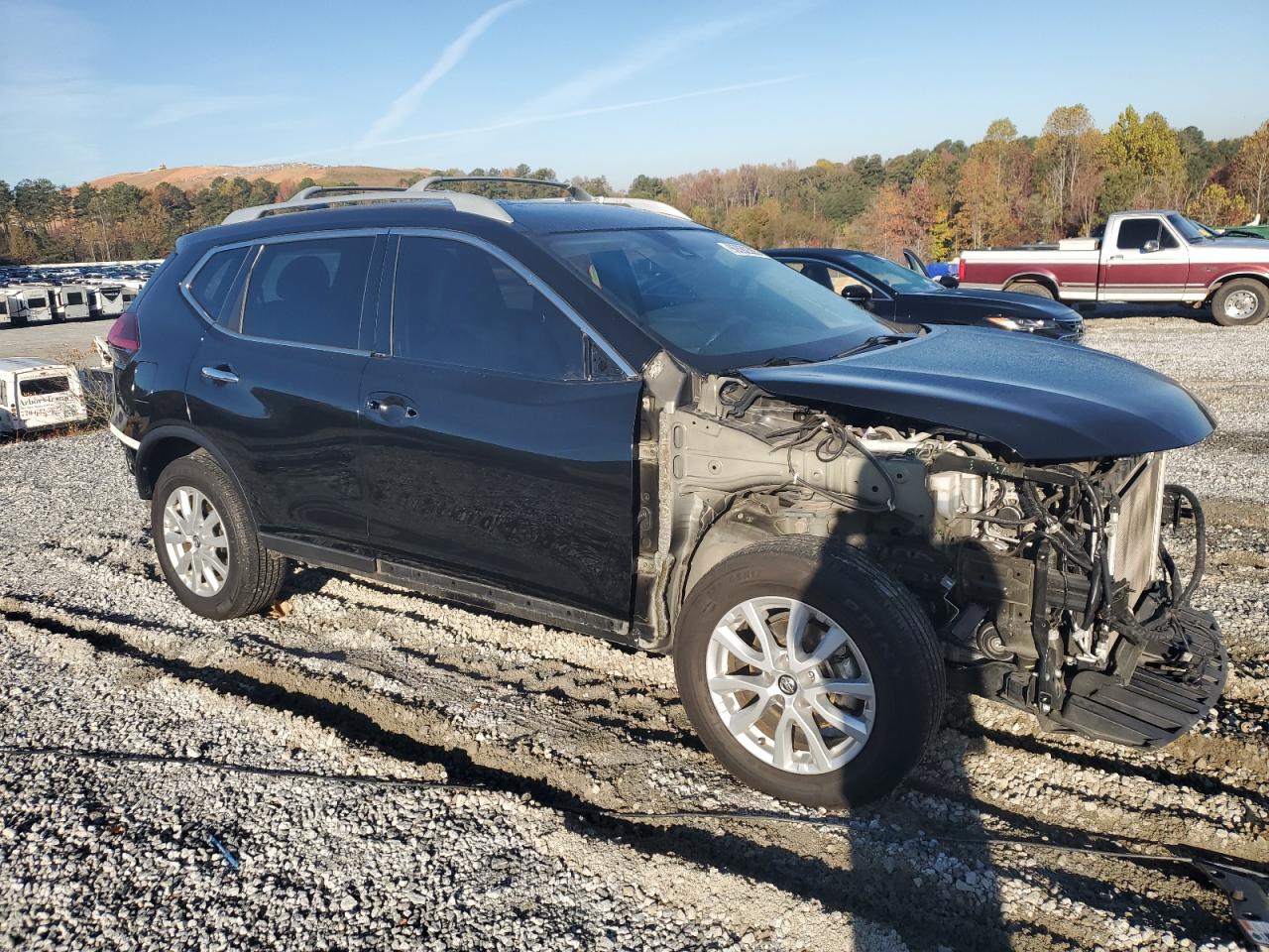 2019 Nissan Rogue S Black vin: 5N1AT2MT6KC822701