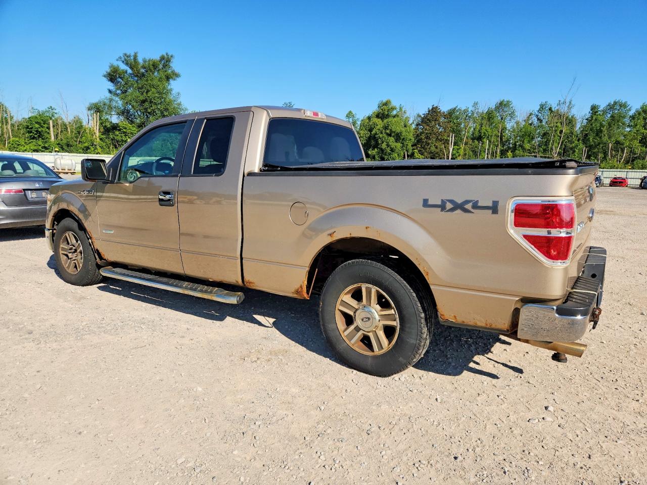2012 Ford F150 Super Cab Tan vin: 1FTFX1ET9CFB52424