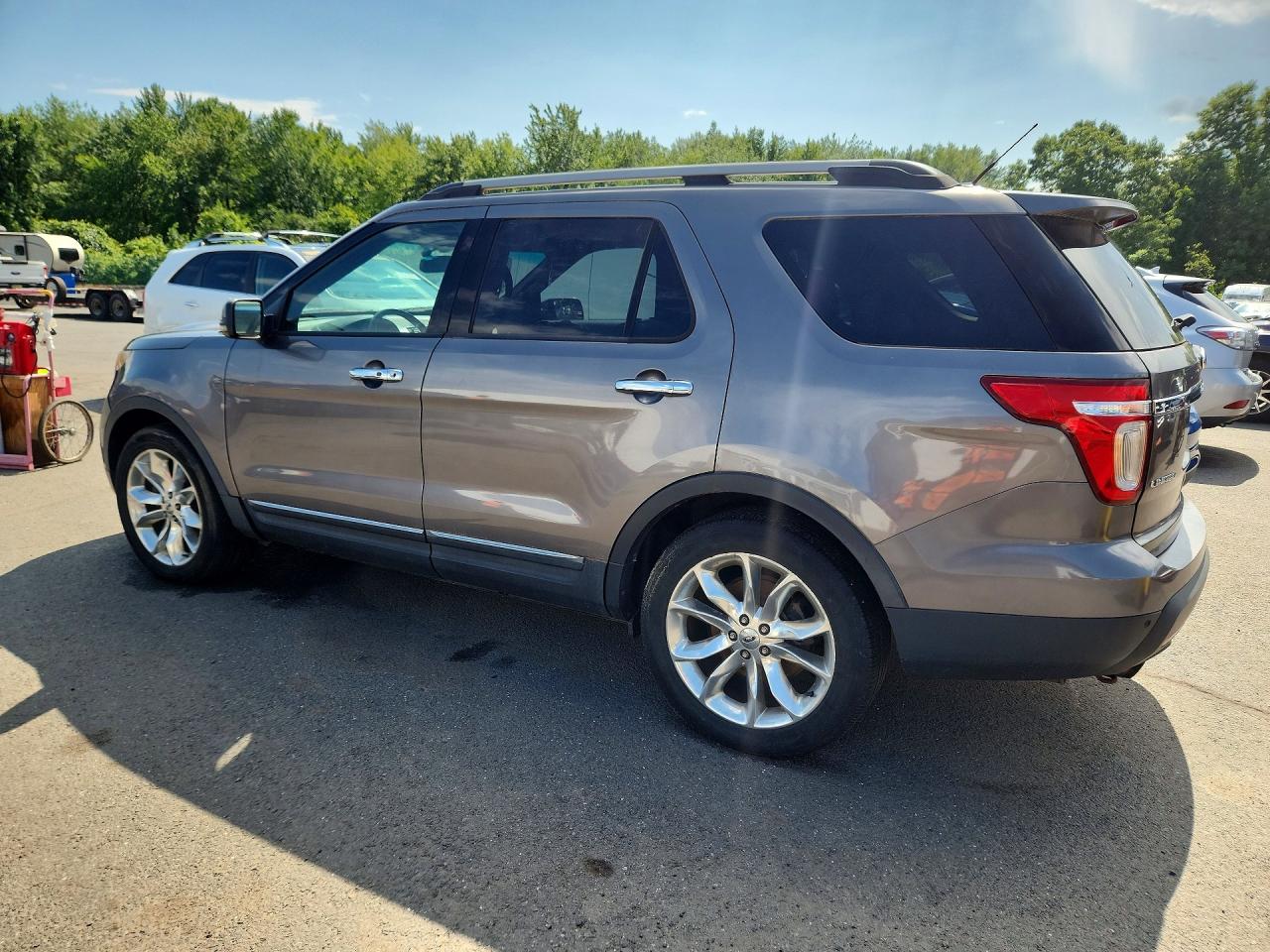2011 Ford Explorer Limited Gray vin: 1FMHK8F80BGA90071
