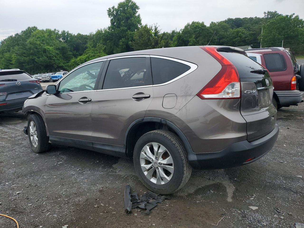 2014 Honda Cr-v Ex Silver vin: 5J6RM4H57EL097524