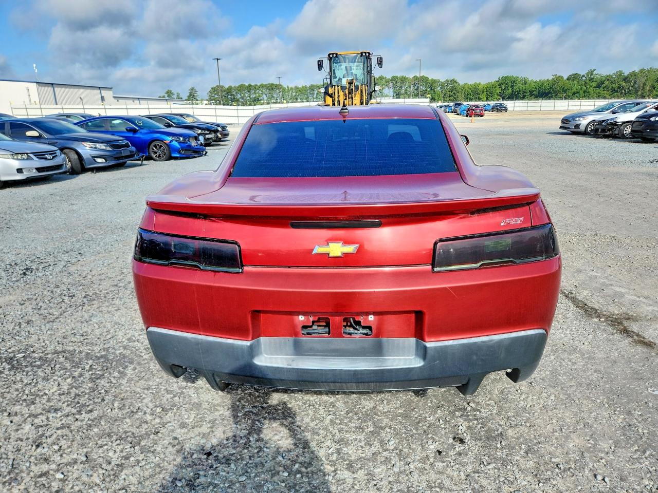 2014 Chevrolet Camaro Ls Red vin: 2G1FE1E32E9207063
