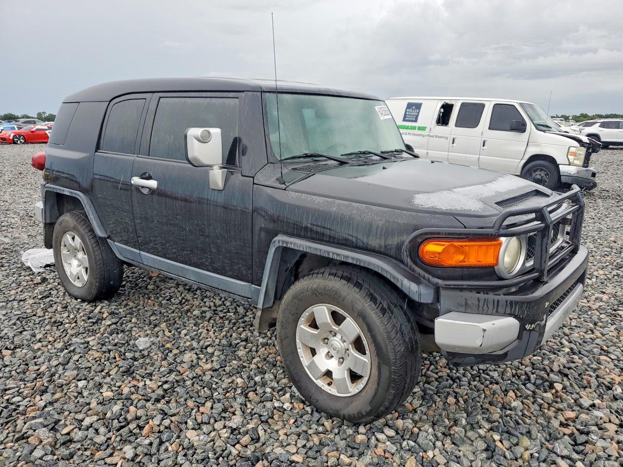 2008 Toyota Fj Cruiser Base Черный vin: JTEBU11F280106916