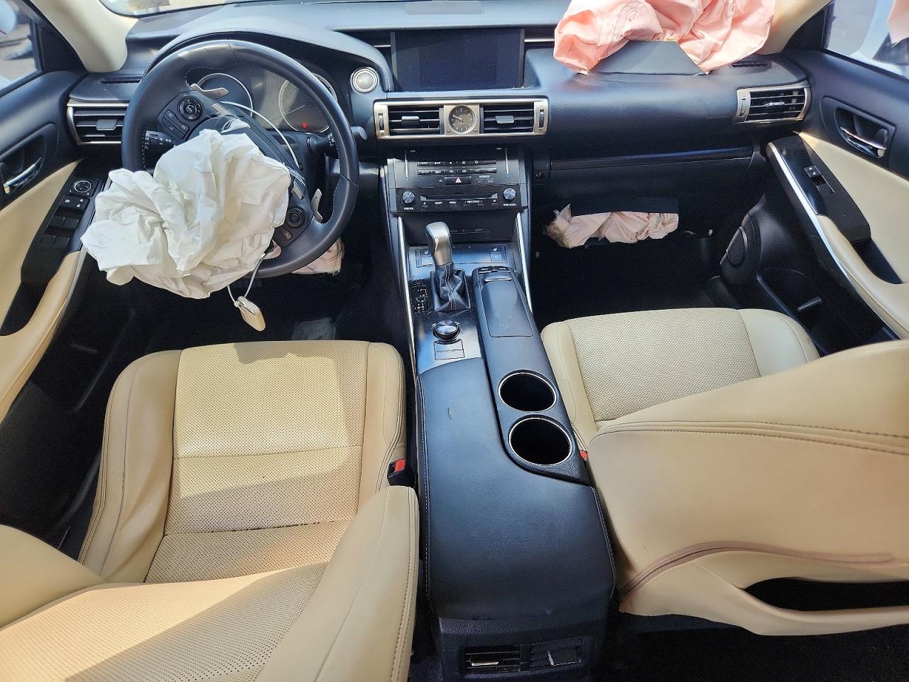 2014 Lexus Is 250 White vin: JTHCF1D22E5015234
