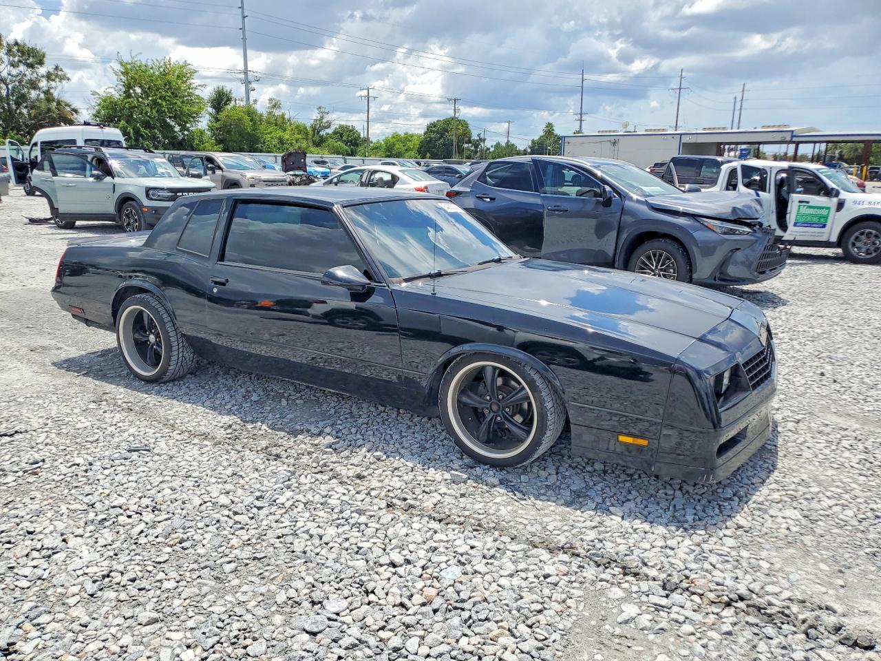 1987 Chevrolet Monte Carlo Black vin: 1G1GZ11G6HR111660