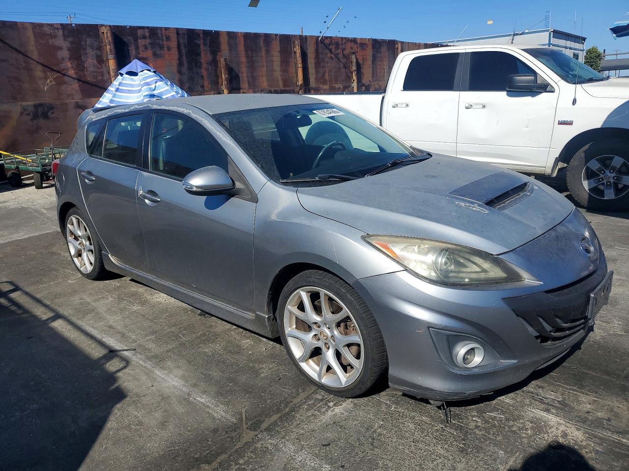 2012 Mazda Speed 3 Silver vin: JM1BL1L36C1628896