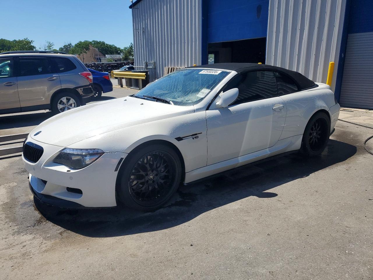 2008 Bmw M6 White vin: WBSEK93548CY79260