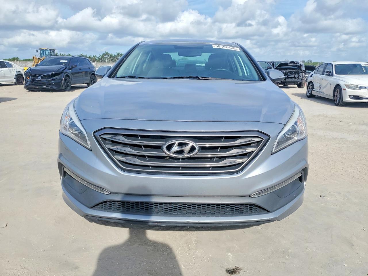 2015 Hyundai Sonata Sport Silver vin: 5NPE34AF3FH125707