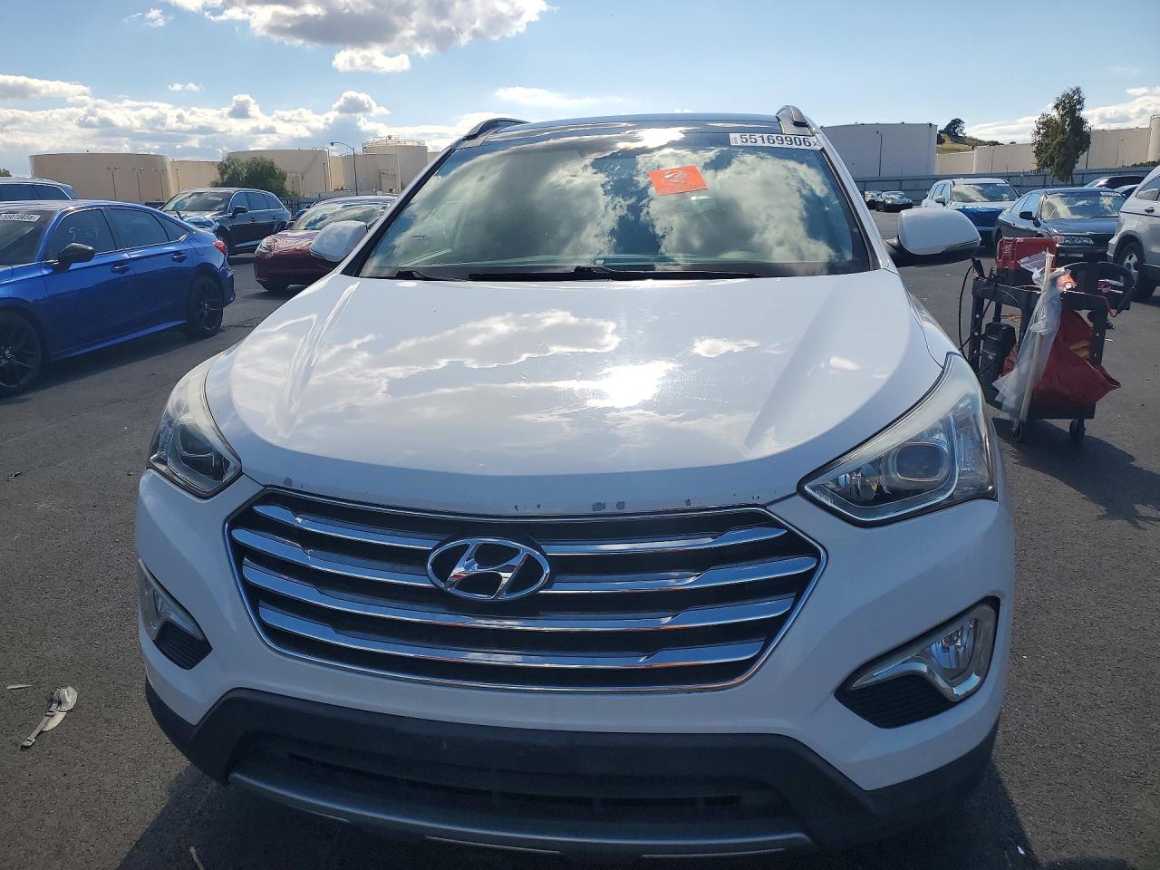 2015 Hyundai Santa Fe Limited White vin: KM8SR4HFXFU095453