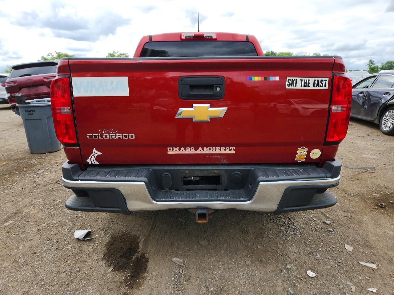 2016 Chevrolet Colorado Красный vin: 1GCGTBE37G1384593