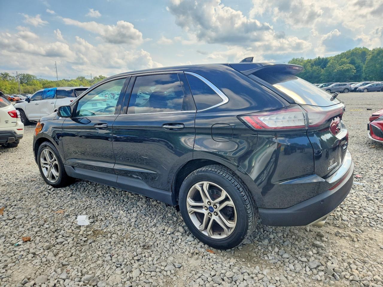 2015 Ford Edge Titanium Black vin: 2FMTK4K86FBB21832