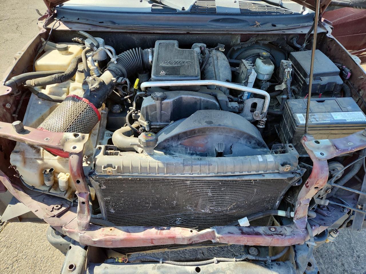 2006 Chevrolet Trailblazer Ls Burgundy vin: 1GNDT13S762110687