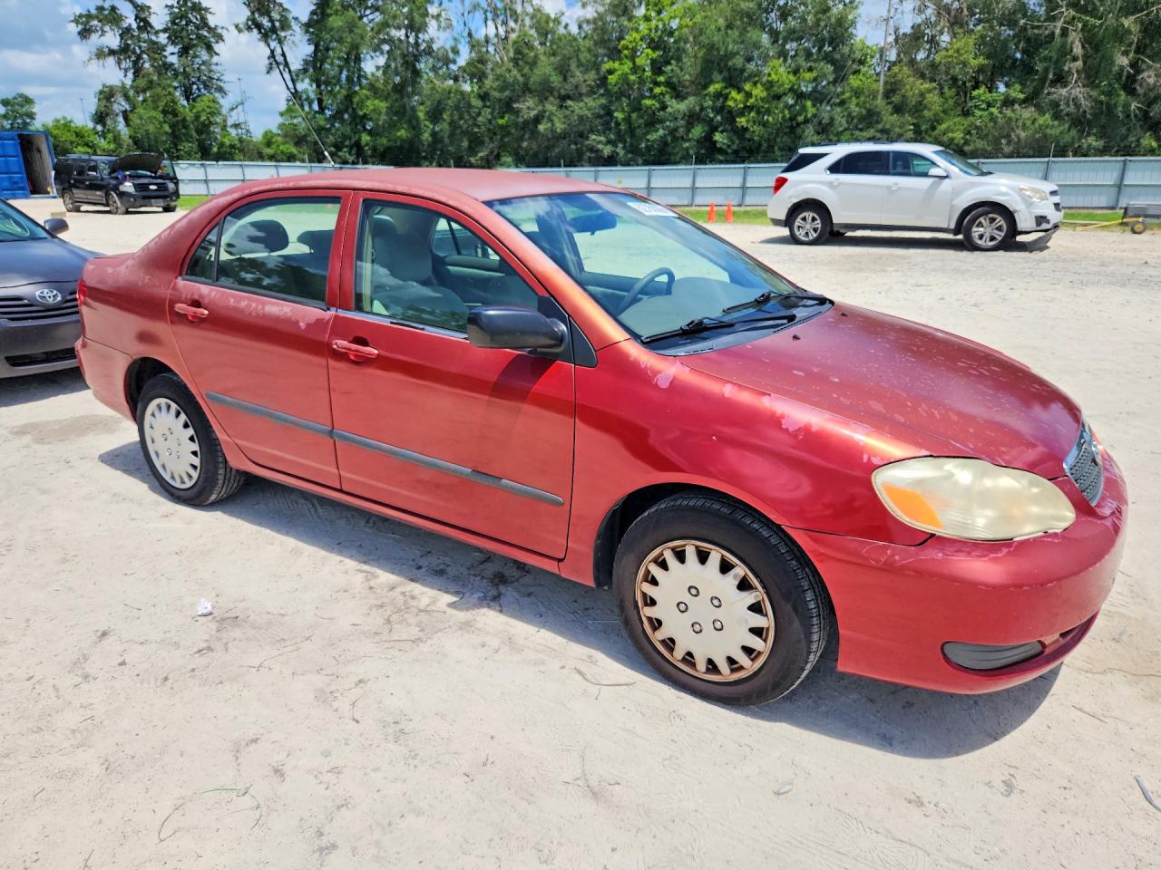 2005 Toyota Corolla Ce Red vin: 2T1BR32E65C455537