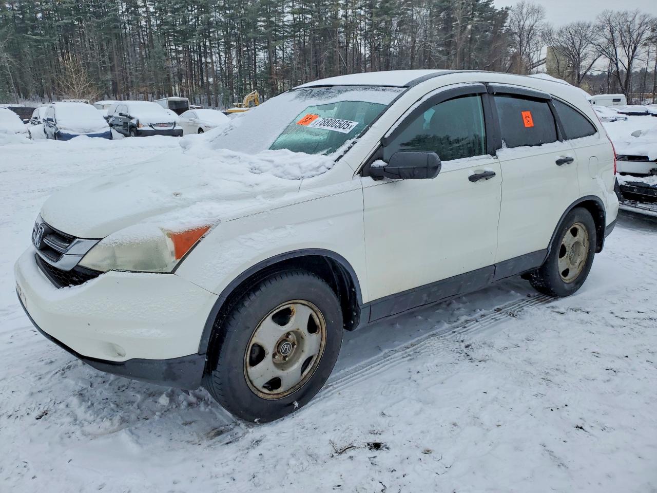 2011 Honda Cr-v Lx White vin: 5J6RE4H38BL072994