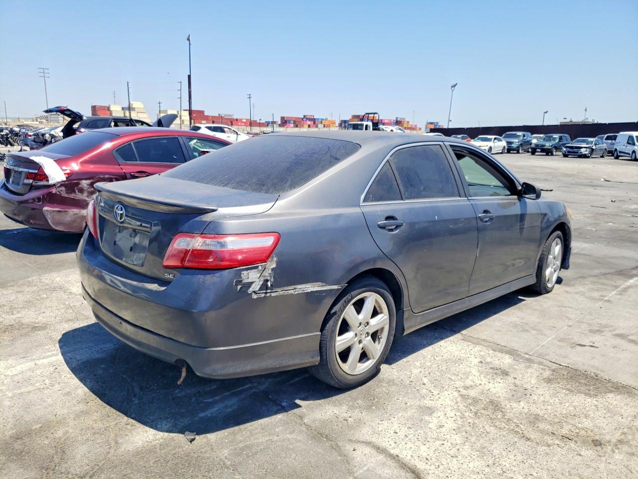 2008 Toyota Camry Se Gray vin: 4T1BE46K28U260393