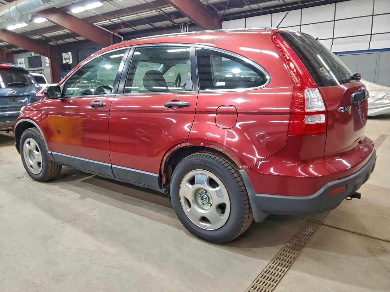 2008 Honda Cr-v Lx Red vin: JHLRE48318C040373