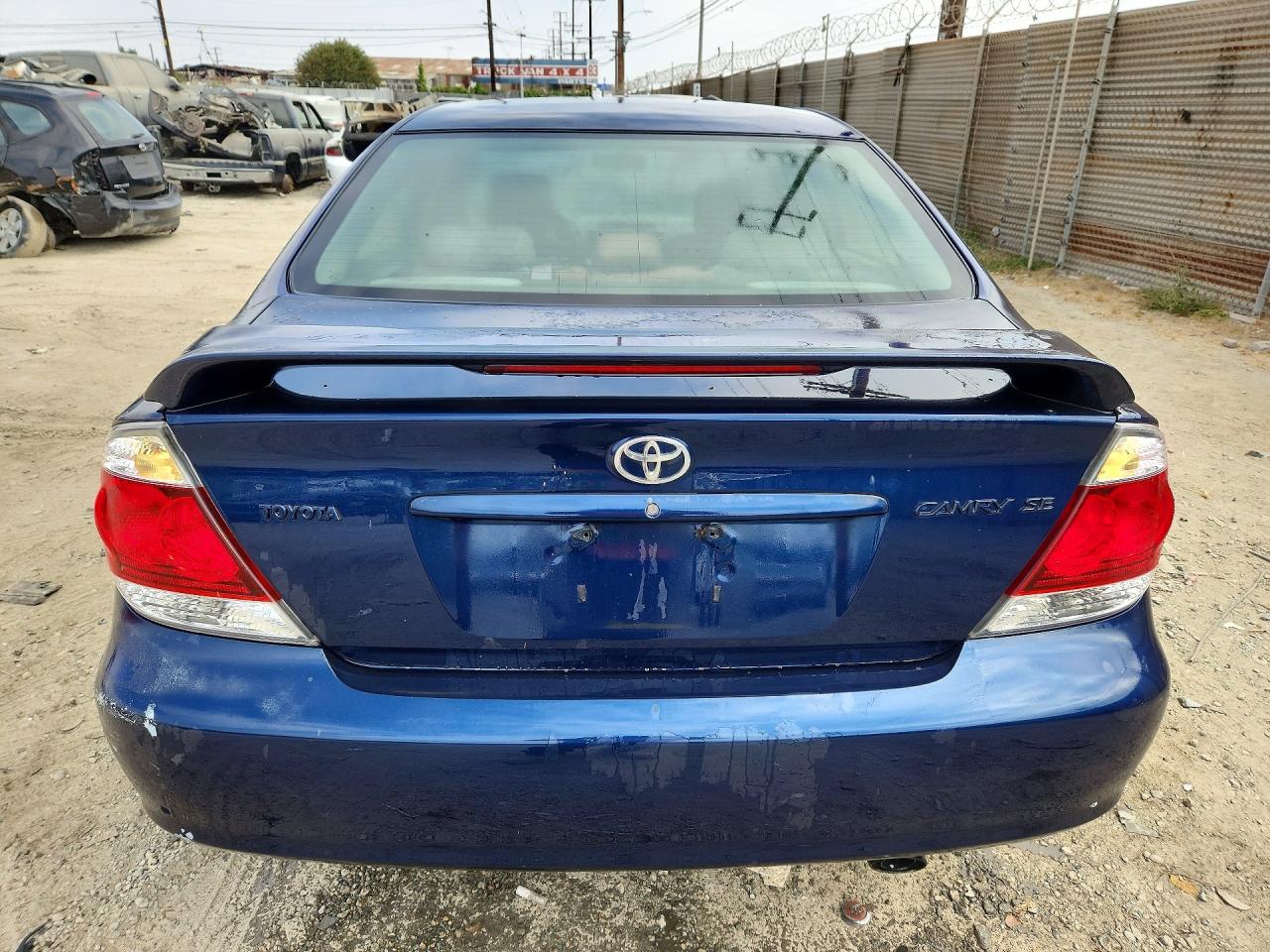 2006 Toyota Camry Se Blue vin: 4T1BE32K46U142634
