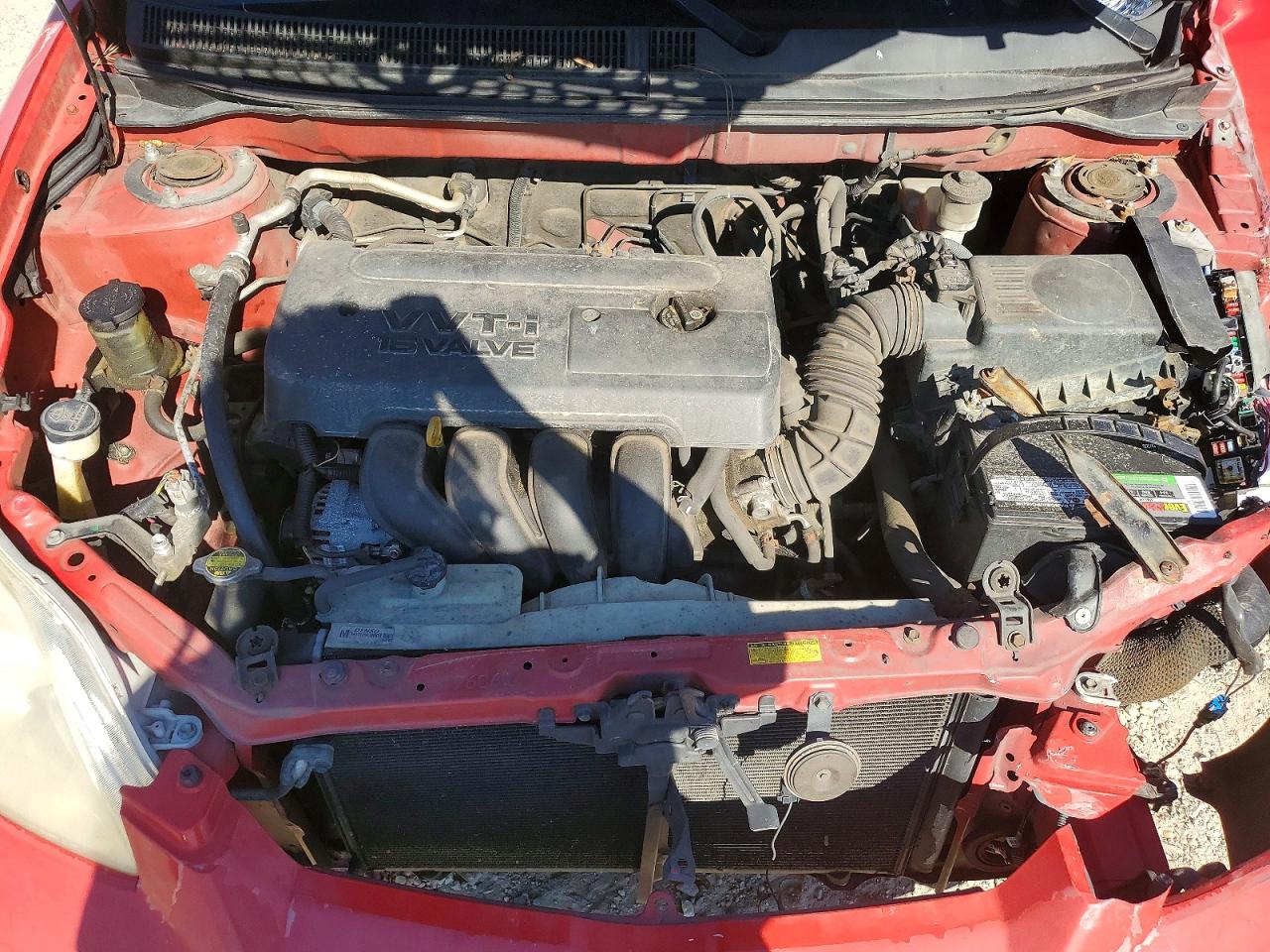 2007 Toyota Corolla Matrix Xr Red vin: 2T1KR32EX7C671524