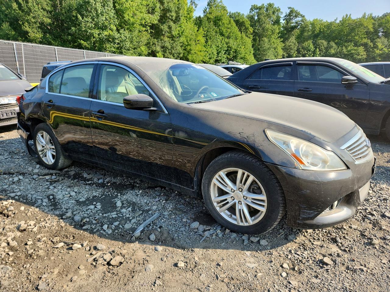 2011 Infiniti G25 Sedan X Black vin: JN1DV6AR5BM651495