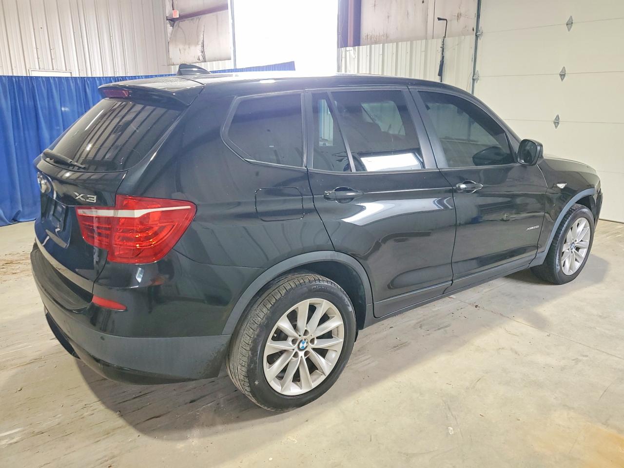 2014 Bmw X3 Xdrive28i Black vin: 5UXWX9C57E0D40787