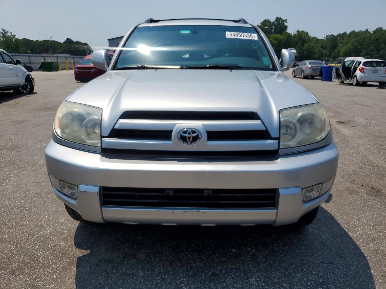 2005 Toyota 4runner Limited Silver vin: JTEBU17R658038246