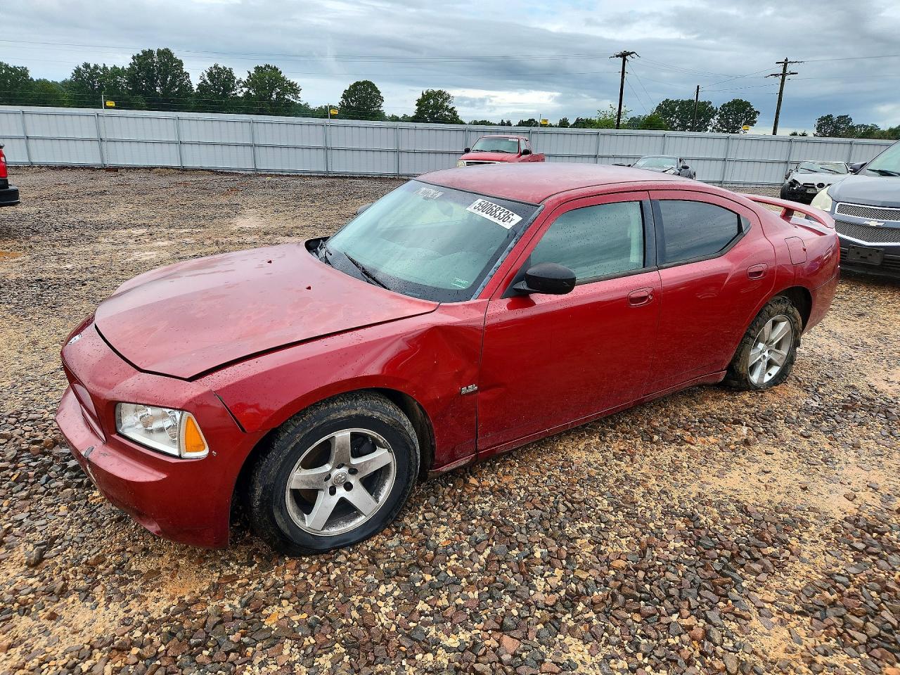 2009 Dodge Charger Sxt Red vin: 2B3KA33V49H525944