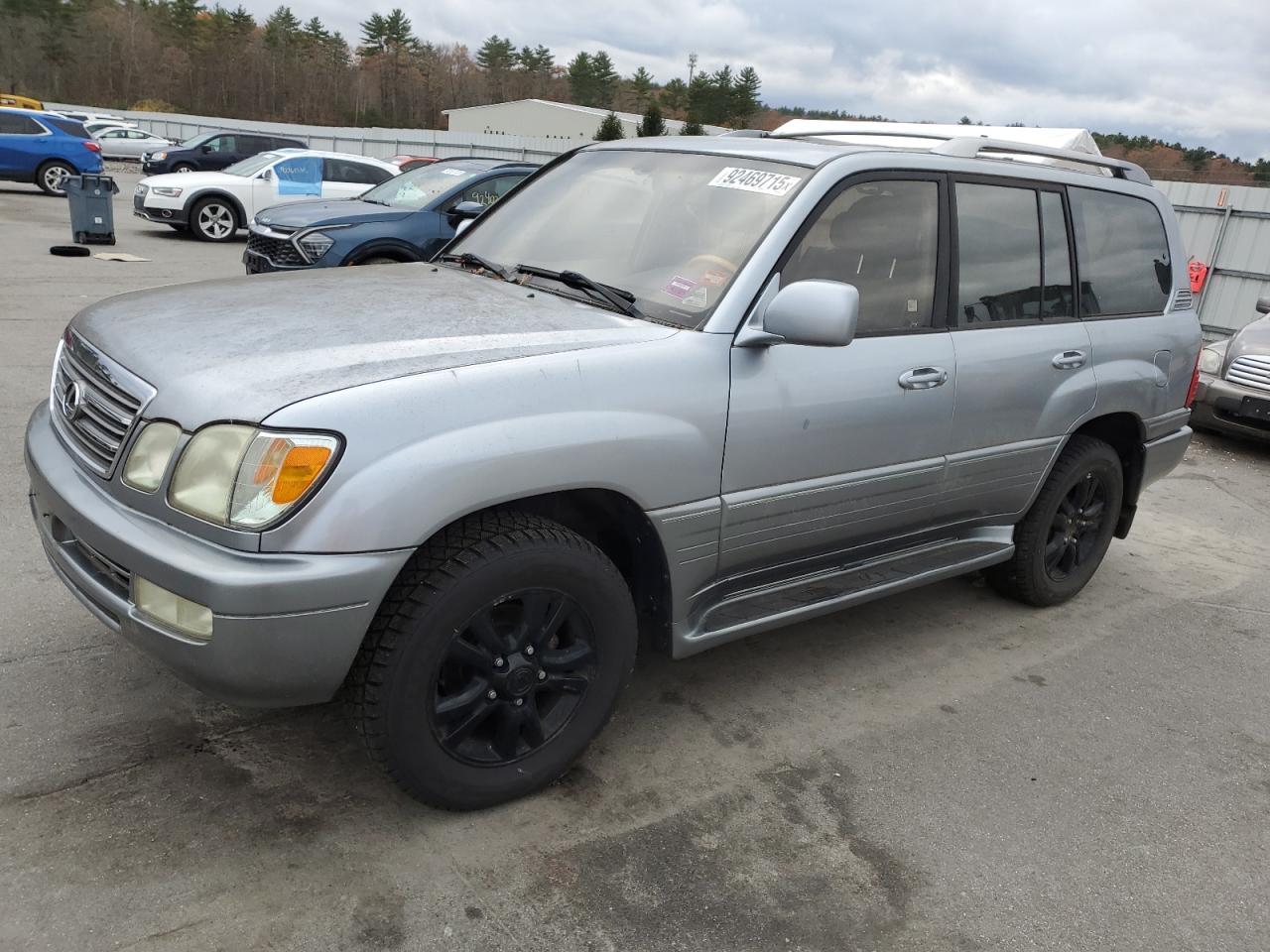 2003 Lexus Lx 470 Blue vin: JTJHT00WX33532497