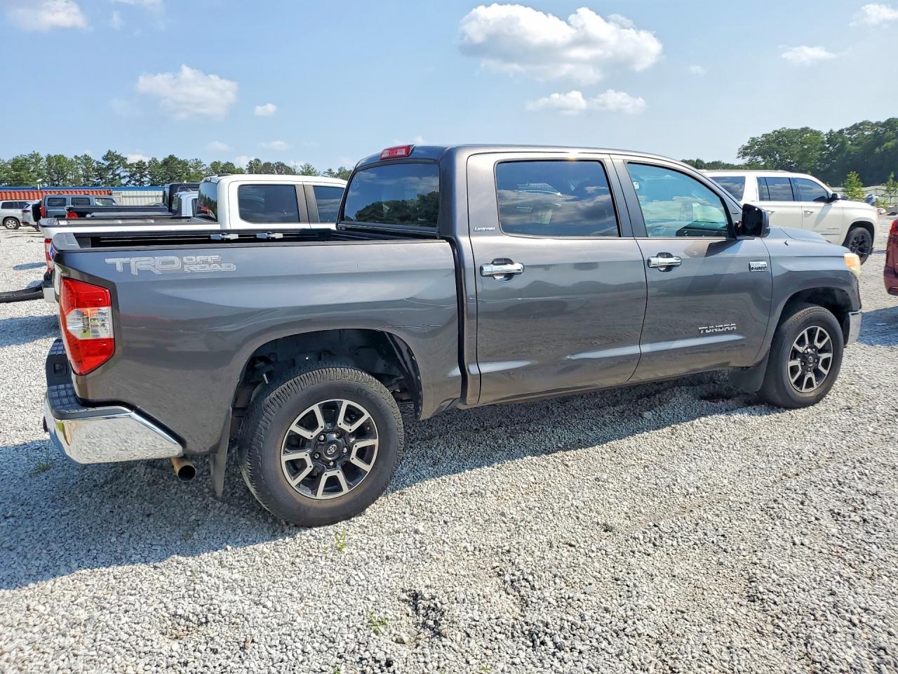 2014 Toyota Tundra Crewmax Limited Gray vin: 5TFFY5F17EX155823